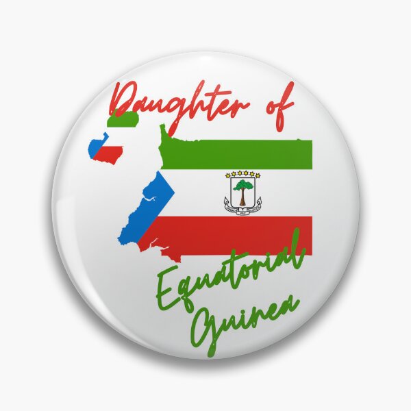 Item preview, Daughter of Equatorial Guinea Map Flag designed and sold by NovawayDirect.
