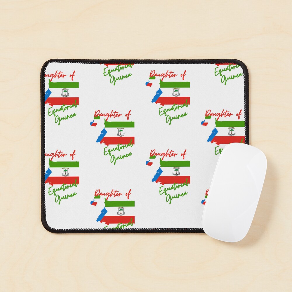 Daughter of Equatorial Guinea Map Flag Sticker