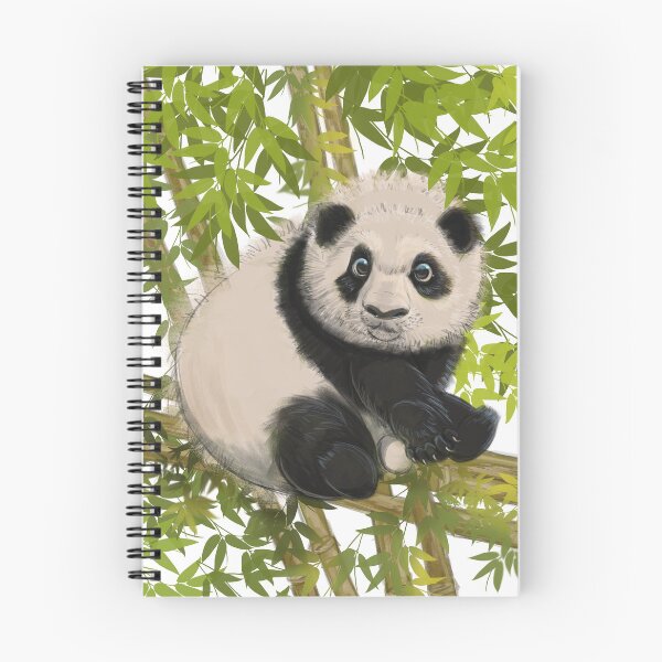 Item preview, Panda Cub Sitting on Bamboo designed and sold by Julezdrawing.