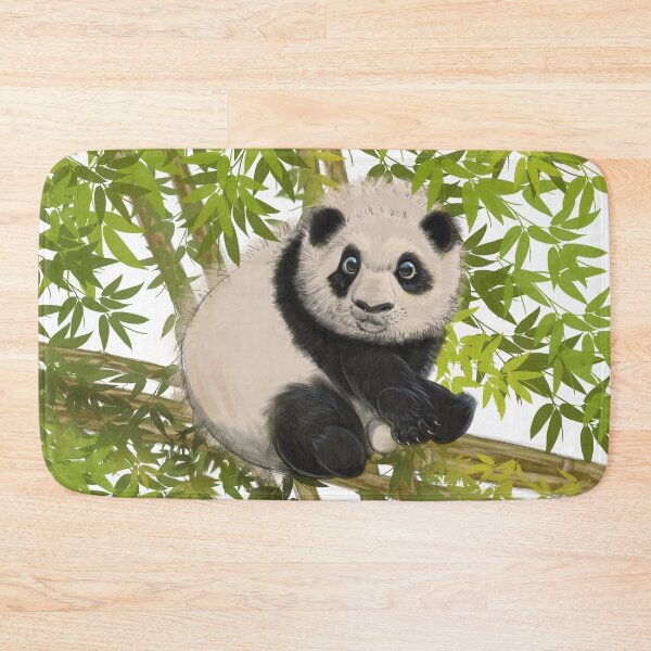 Item preview, Panda Cub Sitting on Bamboo designed and sold by Julezdrawing.