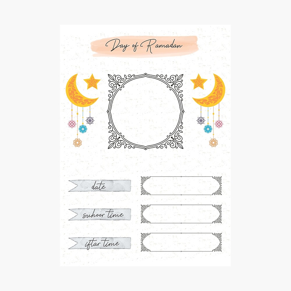 Day of Ramadan Timings for Suhoor Iftar Ramadhan Mubarak