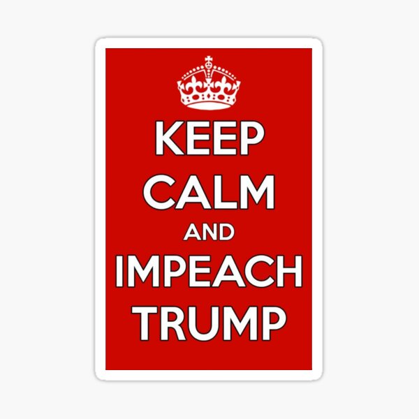 Vista previa del artículo con la obra «Mantener la calma e imponer el Trump», diseñado y vendido por pugmom4.