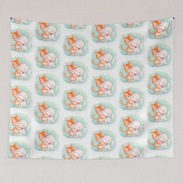 Item preview, Cute cats in loving are hugging designed and sold by MayyaIva.