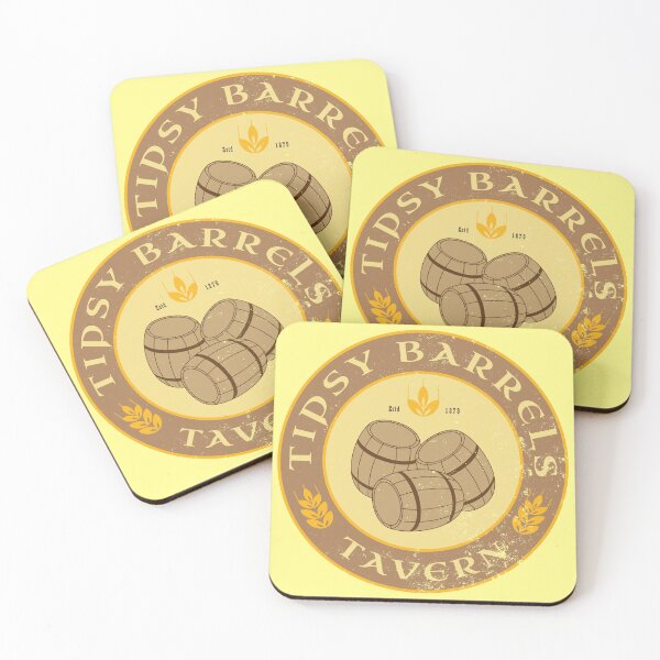 Item preview, Tipsy Barrels Tavern Retro designed and sold by skocartwork.