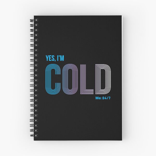 Item preview, Vintage Yes I'm Cold - Me 24 7 - funny always freezing designed and sold by NawalMagdy.