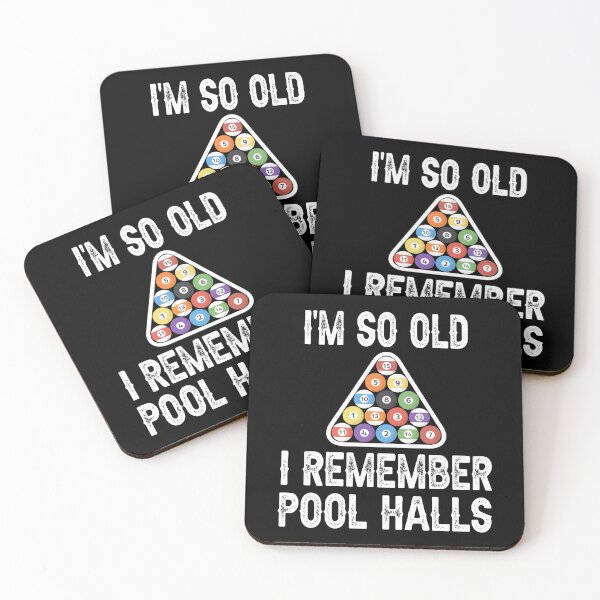Item preview, I'm So Old I Remember Pool Halls Funny Billiards designed and sold by ZiesMerch.