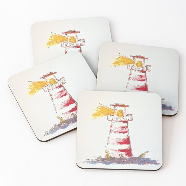 Item preview, Lonely Lighthouse surrounded by the Drunk Remnants of a Man. designed and sold by HyenaArtistry.