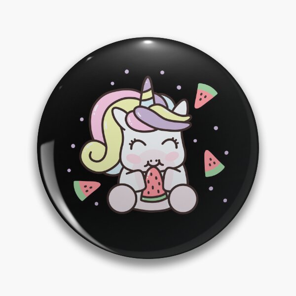 Item preview, Kawaii Watermelon Unicorn Summer Fruit Melons Lover Girls designed and sold by JokeGysen.