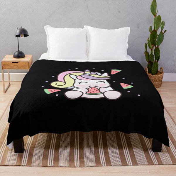 Item preview, Kawaii Watermelon Unicorn Summer Fruit Melons Lover Girls designed and sold by JokeGysen.