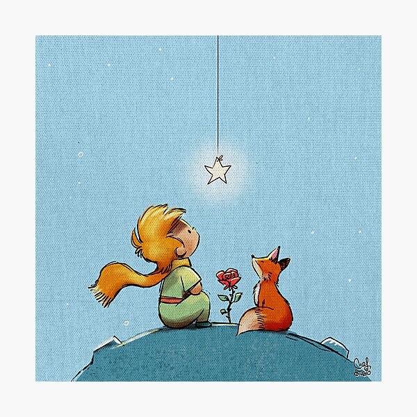 Item preview, the fox and the prince designed and sold by JordiNef.