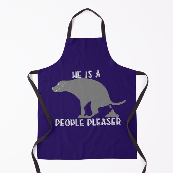 Item preview, He is a People Pleaser Dog Pooping designed and sold by Willyboy16.