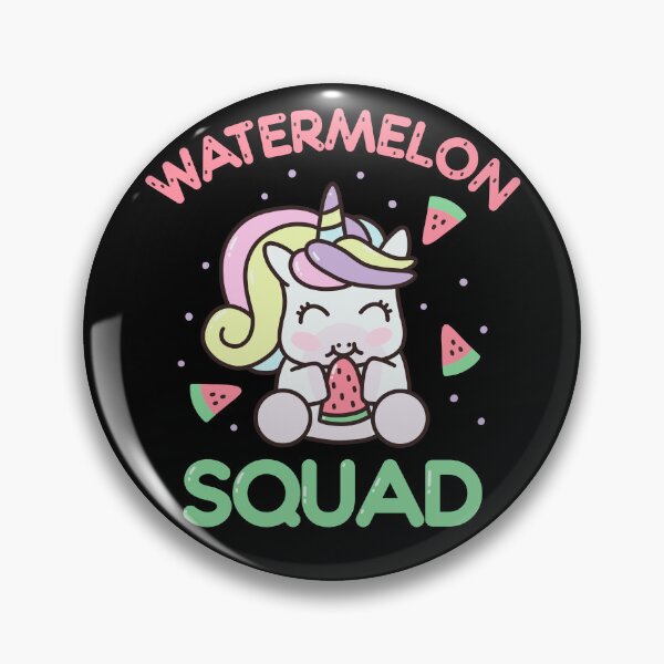 Item preview, Kawaii Watermelon Squad Unicorn Summer Fruit Melons Lover designed and sold by JokeGysen.