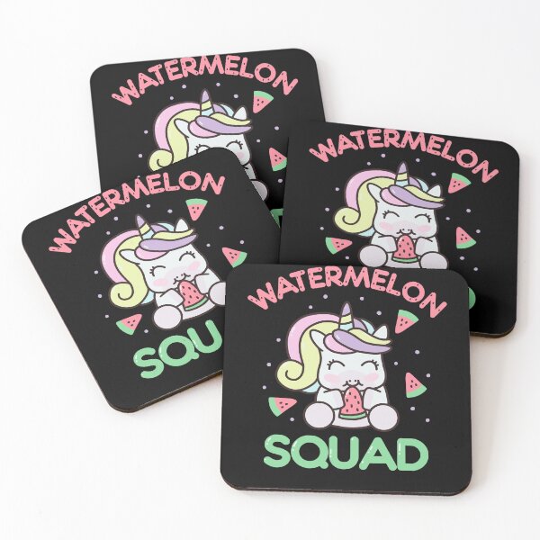 Item preview, Kawaii Watermelon Squad Unicorn Summer Fruit Melons Lover designed and sold by JokeGysen.