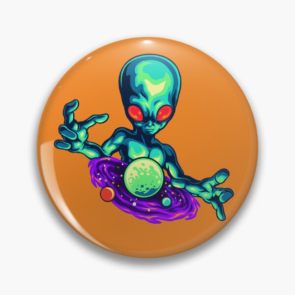 Artikelvorschau, Gruseliger Alien und seine Galaxie entworfen und verkauft von BeilMaro.