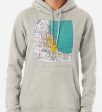 Chicago Karte Hoodie