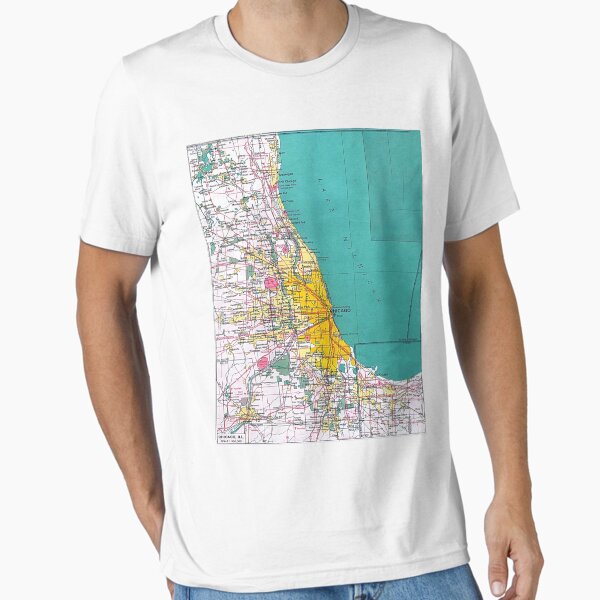 Artikel-Vorschau von Chicago Karte, designt und verkauft von everything-shop.