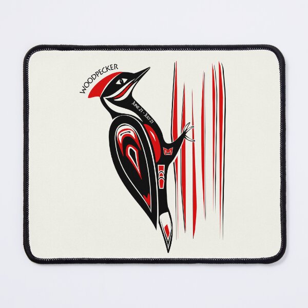 Item preview, WOODPECKER - Native American Totem, Zodiac Spirit Animal Sign designed and sold by CattDesigns.