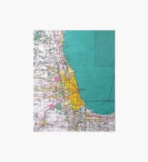 Chicago Map Art Board