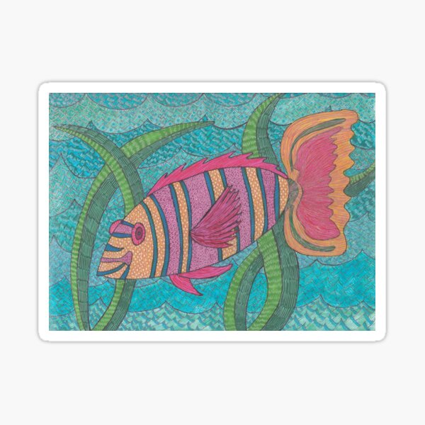 Ahm Fish Sticker