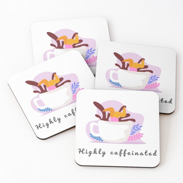 Item preview, Highly caffeinated | swim in caffeine designed and sold by jassine11.