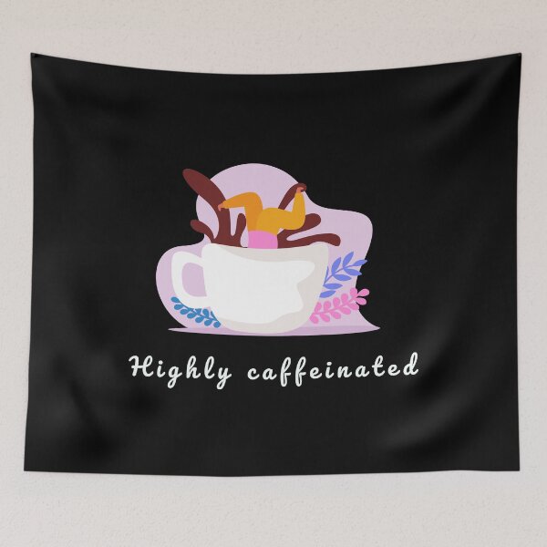 Item preview, Highly caffeinated | swim in caffeine designed and sold by jassine11.