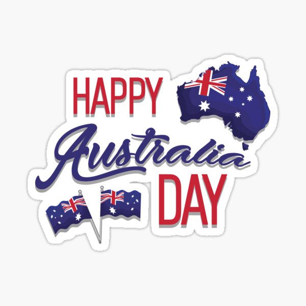 Happy Australia day Sticker