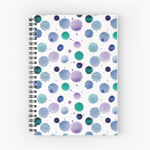 Item preview, Watercolor Purple Green and Grey Splatters Pattern designed and sold by AlicjaCurioseur.