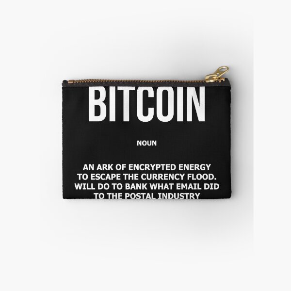 Item preview, Bitcoin Definition Bitcoin Noun Cryptocurrency BTC Crypto Gift Bitcoin designed and sold by SuccessHunters.