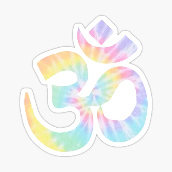Colorant de cravate d'om Sticker