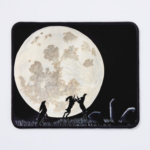 Item preview, Boxing Hares and a Full Moon designed and sold by TheArtery2010.