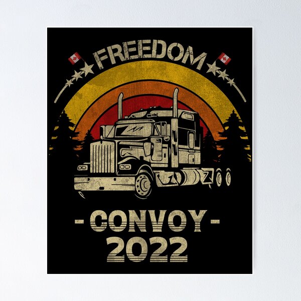 Item preview, Canada Freedom Convoy 2022 Canadian Truckers Support designed and sold by Creativy.