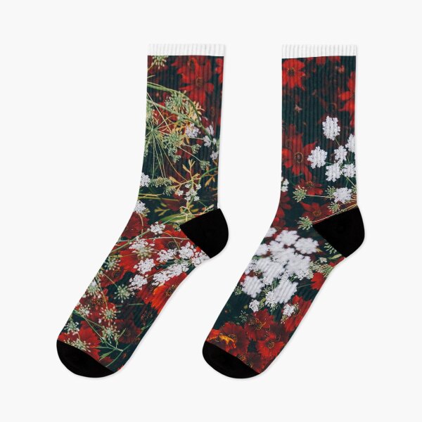 Item preview, An overhead shot of a grouping of red and white flowers designed and sold by BestDesign87.
