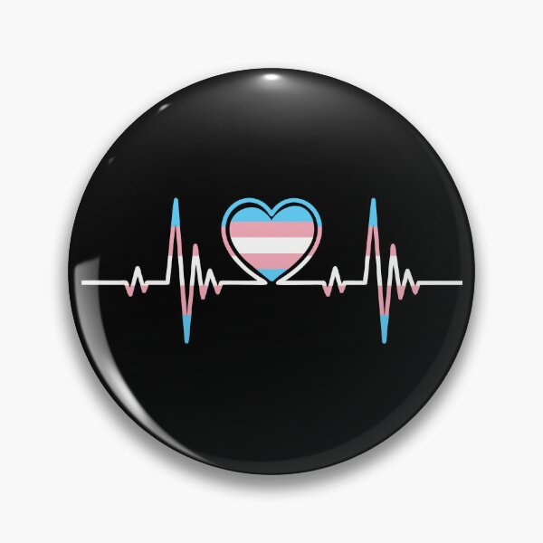 Item preview, Transgender Heartbeat Heart Flag Trans Pride Gifts  designed and sold by alenaz.