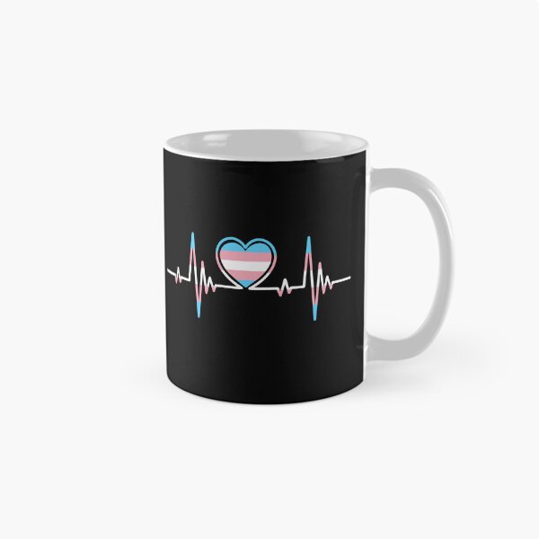 Item preview, Transgender Heartbeat Heart Flag Trans Pride Gifts  designed and sold by alenaz.