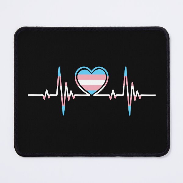 Item preview, Transgender Heartbeat Heart Flag Trans Pride Gifts designed and sold by alenaz.