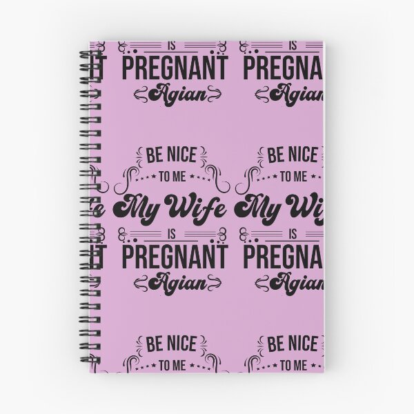 Item preview, funny Be Nice To Me My Wife Is Pregnant Again, gift idea for mothe'rs day,birthday,pegnant announcement,new dad ,husband designed and sold by ourpretty.