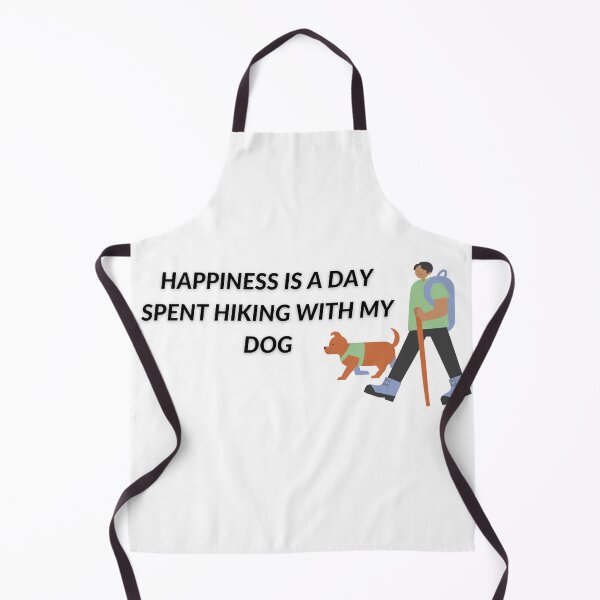 Item preview, happiness is a day spent hiking with my dog designed and sold by crypto-ly.