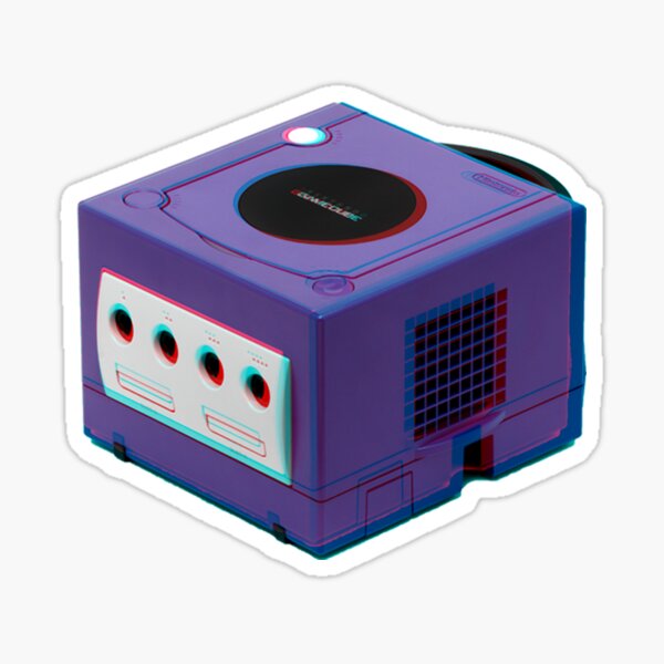 3D GAMECUBE STICKER Sticker