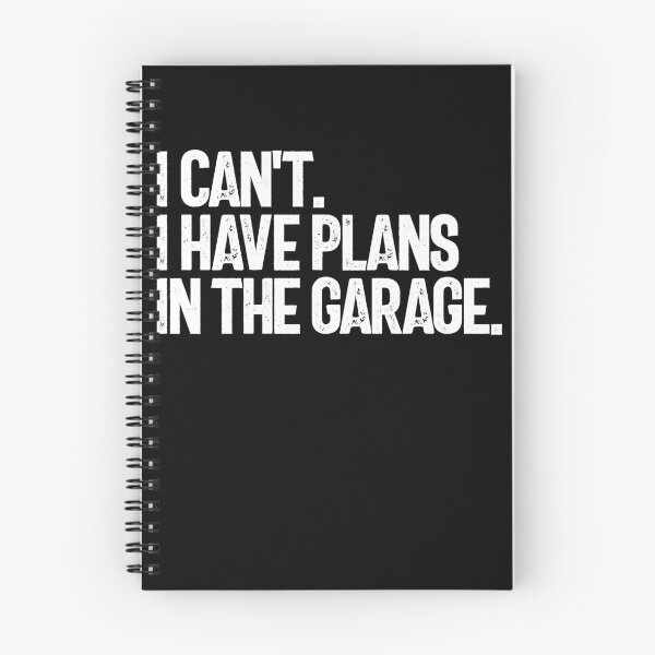 Item preview, I Can't I Have Plans In The Garage Funny Car Guy Mechanic Gear designed and sold by DynamicDesign.