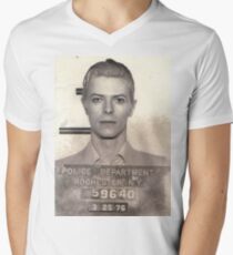 david bowie mug shot tshirt