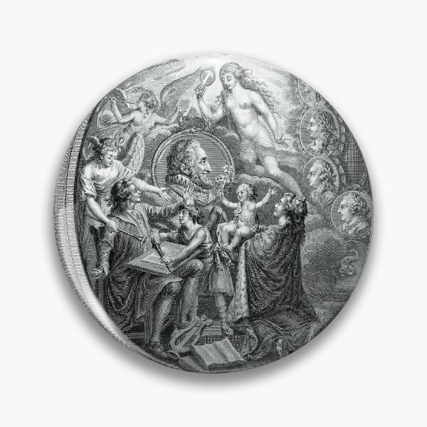 Item preview, Allegory in Honor of Henri IV by François  Queverdo Remastered Xzendor7 Classical Art Old Masters Reproductions designed and sold by Xzendor7 Digital Art Creations.