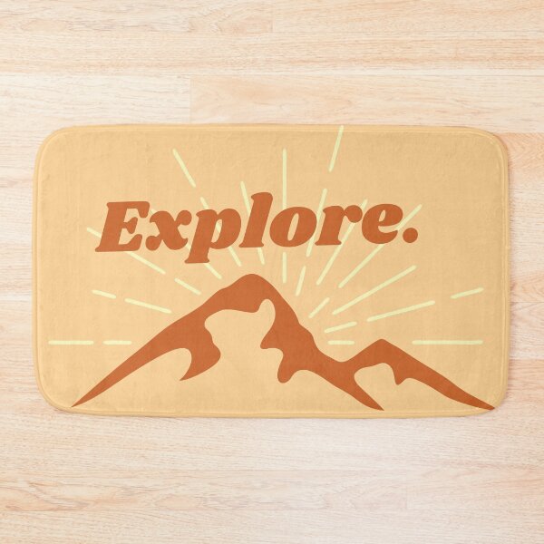 Item preview, Explore - Mountains - 70's Vintage - Hiking - #14 designed and sold by WildBerryMount.