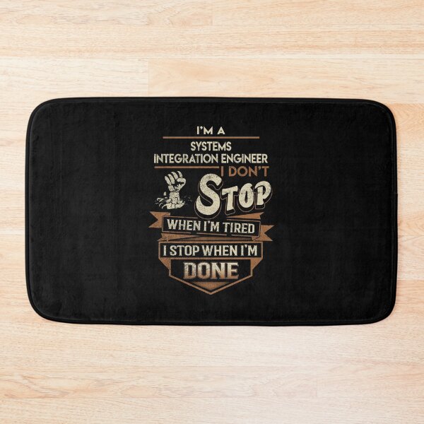 Item preview, Systems Integration Engineer T Shirt - I Stop When Done Job Gift Item Tee designed and sold by natalinedk.