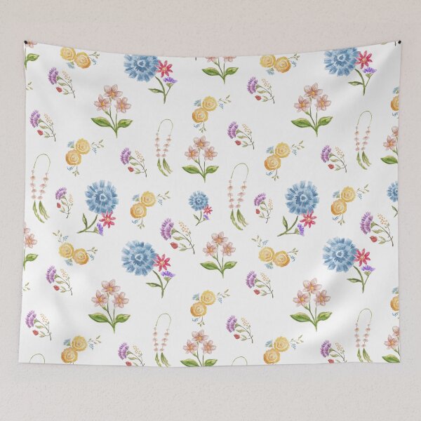 Item preview, Watercolor Flower Pattern designed and sold by autumnchu.