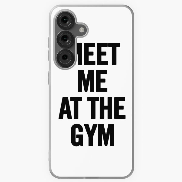 Item preview, Meet Me at the Gym (Black) T-Shirt iPhone Case designed and sold by sergiovarela.