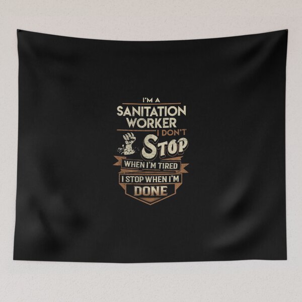 Item preview, Sanitation Worker T Shirt - I Stop When Done Job Gift Item Tee designed and sold by paneczkopat.