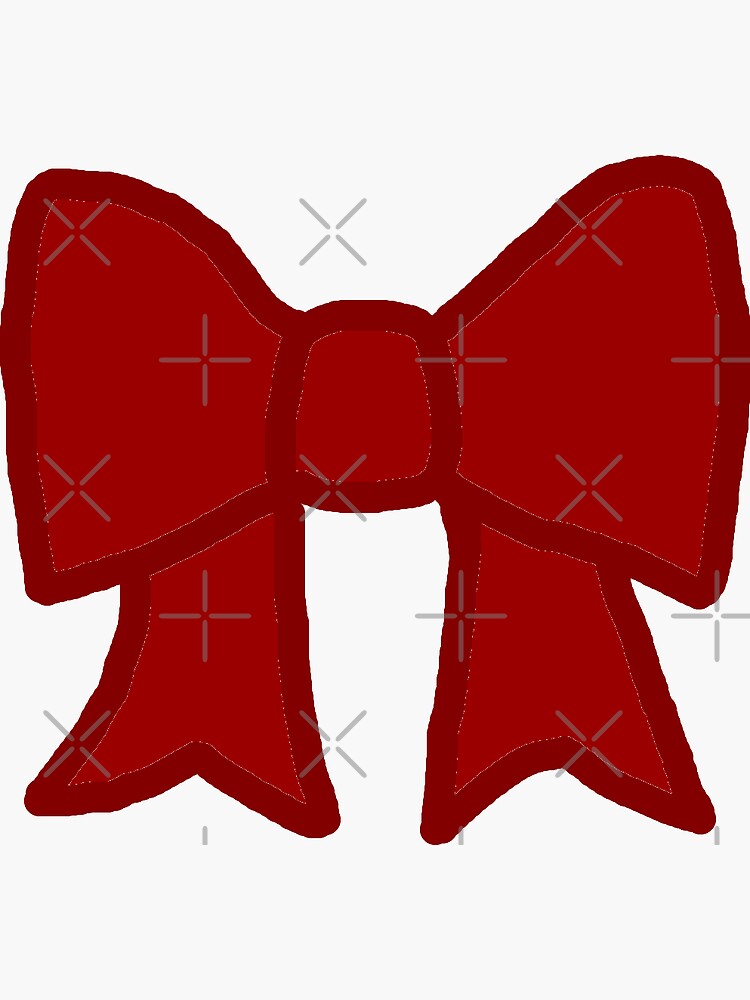 Sticker Red bow 