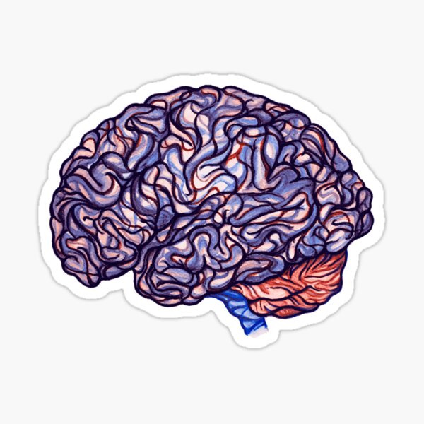 Brain Storming - Violette Sticker