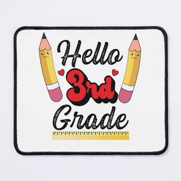 Item preview, Hello 3rd Grade Back to School Design for Teacher or Kids designed and sold by ZzCorezZ.