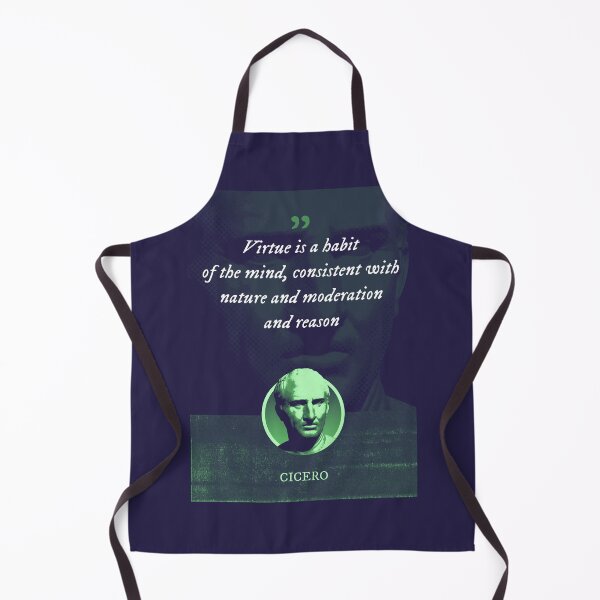 Item preview, Marcus Tullius Cicero - Virtue is a habit of the mind, consistent with nature and moderation and reason designed and sold by Syahrasi.